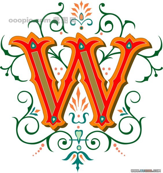 这个W用的是什么英文字体啊?-这个是什么英文