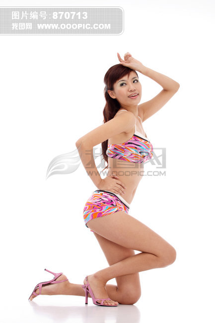 穿<em>泳装</em>的<em>亚洲美女</em>摄影图下载图片素材(图片编