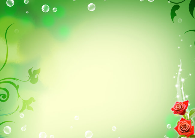 绿色水珠花纹高清psd背景<em>图下载</em>模板<em>下载</em>(图片