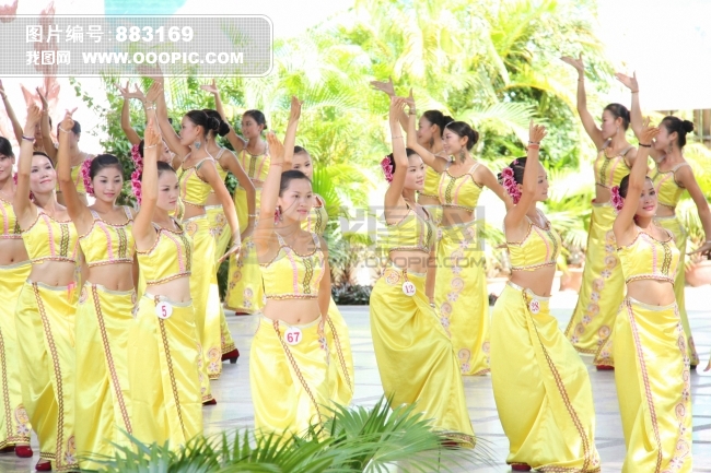<em>傣族姑娘舞蹈</em>图片素材(图片编号:883169)_节日