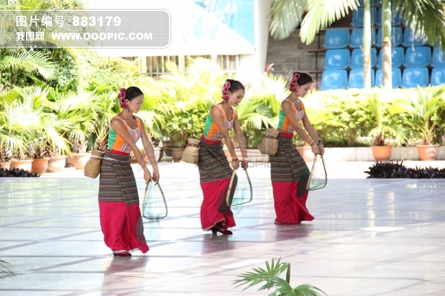 三<em>傣族姑娘舞蹈</em>图片素材(图片编号:883179)_民