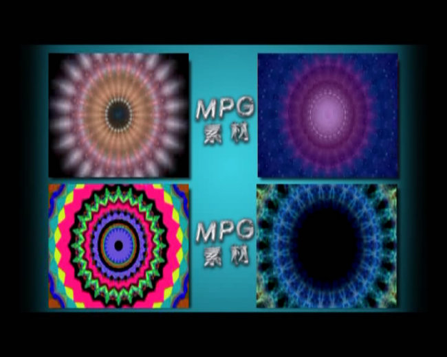 魔幻万花筒背景动态视频素材下载