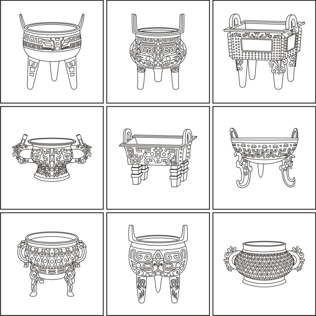 一言 九鼎 模板下载(图片编号:951475)_雕刻图案