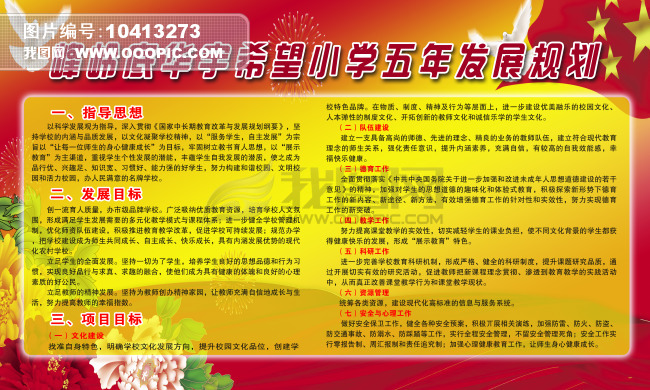 学校五年发展规划图片下载