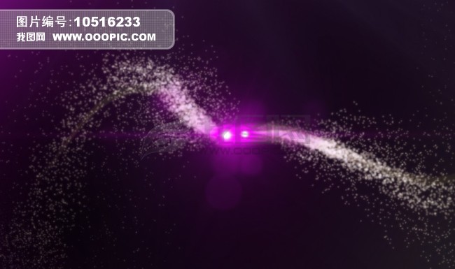 发光粒子拖尾运动AE源文件图片下载
