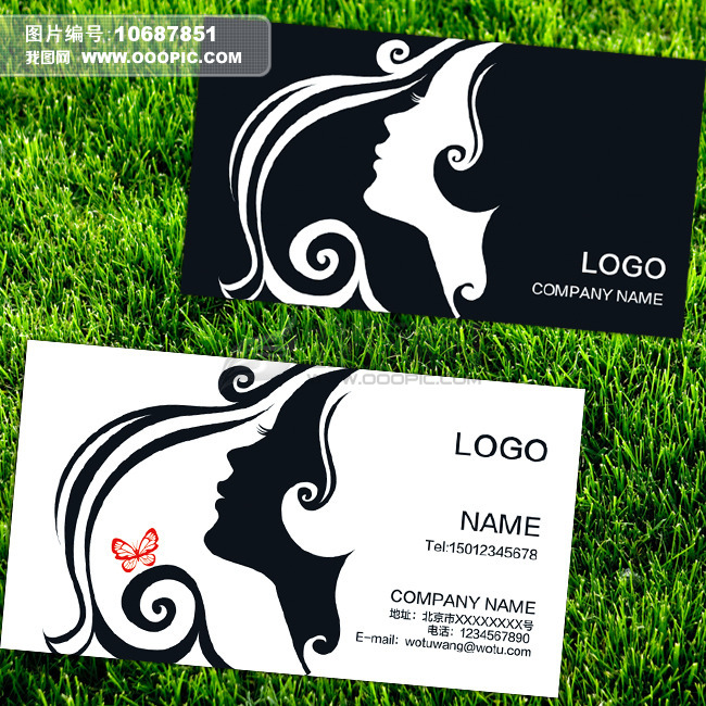 精品<em>发型师美发师</em>黑白<em>名片设计</em>模板<em>图片</em>下载