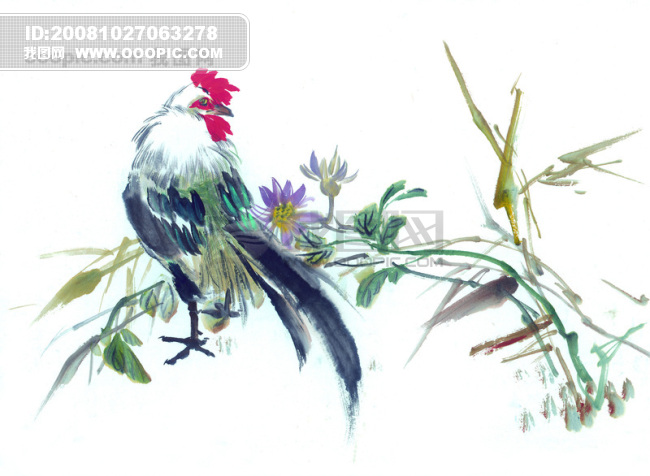 全部VIP素材 > > 图片素材 > 小鸟 喜鹊 油墨画 ...