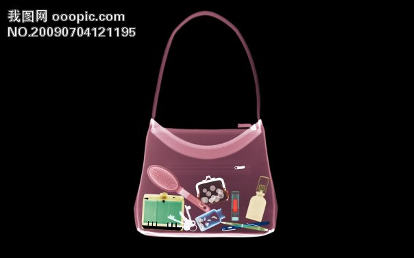 X光透视 女人的手提包模板下载(图片编号:593
