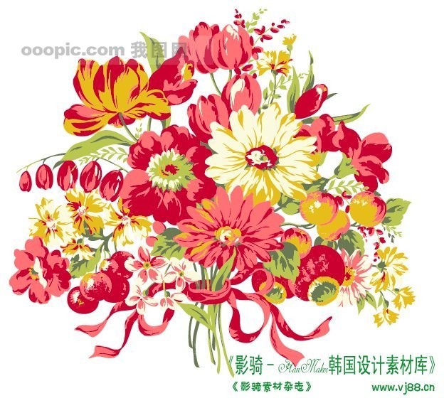 女性花纹韩国花纹时尚花纹底纹矢量素材矢量图