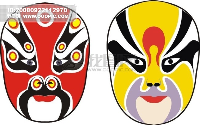 中国脸谱_传统文化_文化艺术