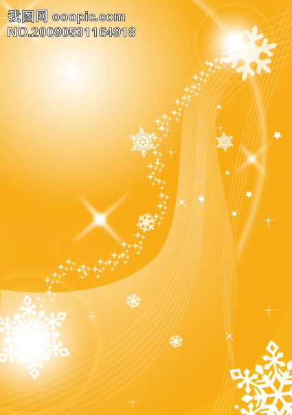 雪花飘飘背景 矢量_矢量素材_其他矢量图