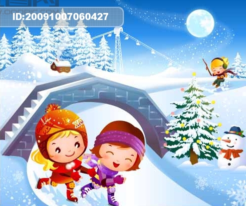 儿童滑冰运动模板下载(图片编号:694063)