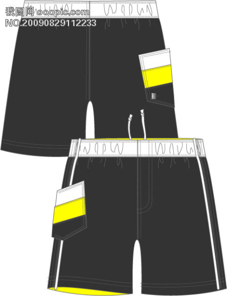 <em>短裤设计</em>模板_服装_服装/布料/插画/手绘_微利