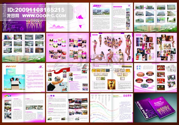 内衣精美画册模板下载(图片编号:734030)_企业