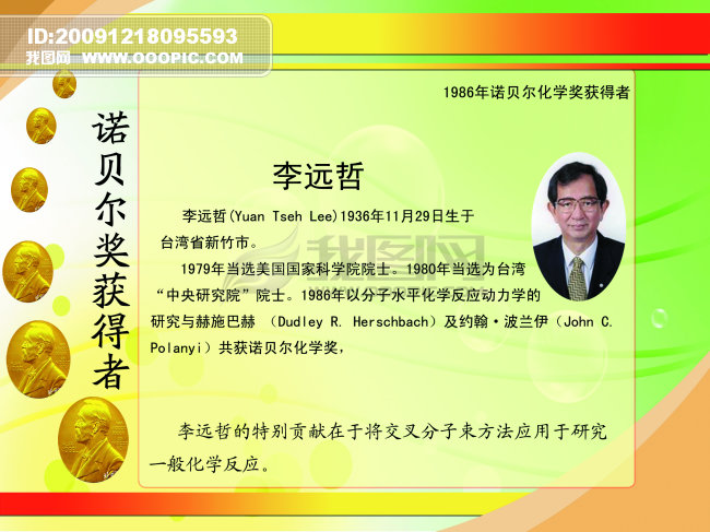 走廊文化-<em>诺贝尔奖获得者</em>李远哲模板下载(<em>图片</em>
