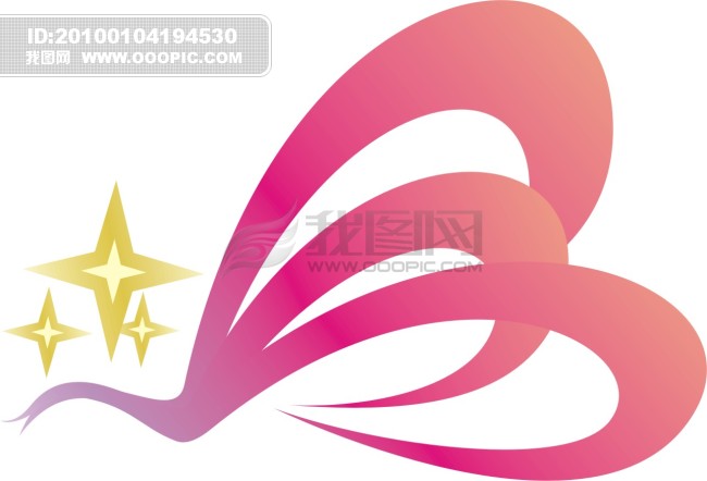 我图网提供精品流行服装LOGO 星星 蝴蝶 纺织素材下载,作品模板源文件可以编辑替换,设计作品简介: 服装LOGO 星星 蝴蝶 纺织,模式:RGB格式高清大图,使用软件为软件: CorelDRAW 9.0(.CDR)